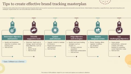 Tips To Create Effective Brand Tracking Masterplan
