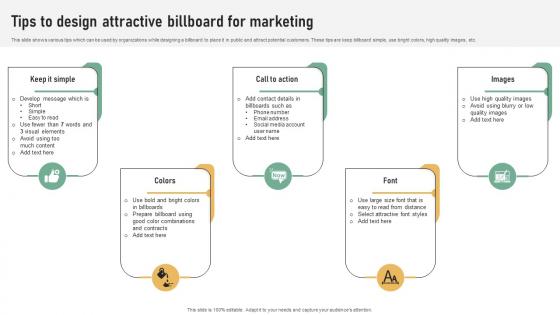 Tips To Design Attractive Billboard For Referral Marketing Plan To Increase Brand Strategy SS V
