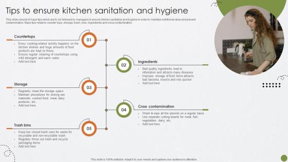 Tips To Ensure Kitchen Sanitation Best Practices For Food Quality And Safety Management