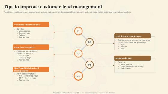 Tips To Improve Customer Lead Management