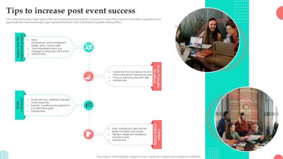 Tips To Increase Post Event Success