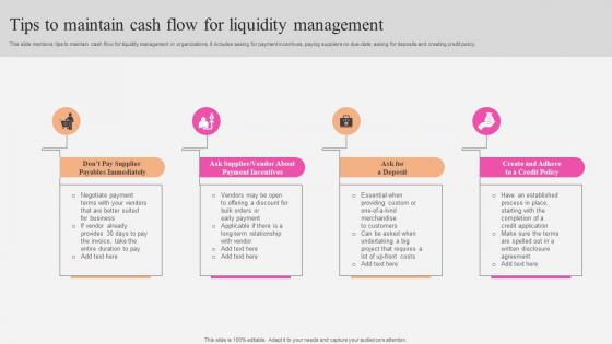 Tips To Maintain Cash Flow For Liquidity Management