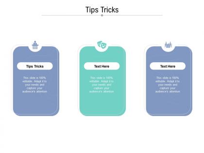 Tips tricks ppt powerpoint presentation file professional cpb