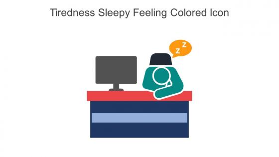 Tiredness Sleepy Feeling Colored Icon In Powerpoint Pptx Png And Editable Eps Format