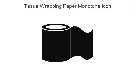 Tissue Wrapping Paper Monotone Icon In Powerpoint Pptx Png And Editable Eps Format