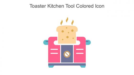 Toaster Kitchen Tool Colored Icon In Powerpoint Pptx Png And Editable Eps Format