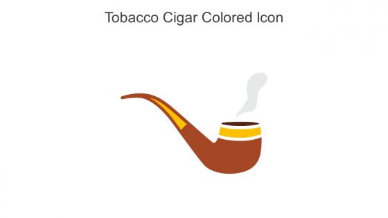 Tobacco Cigar Colored Icon In Powerpoint Pptx Png And Editable Eps Format