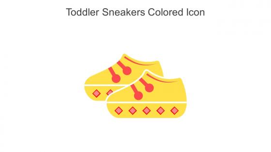 Toddler Sneakers Colored Icon In Powerpoint Pptx Png And Editable Eps Format