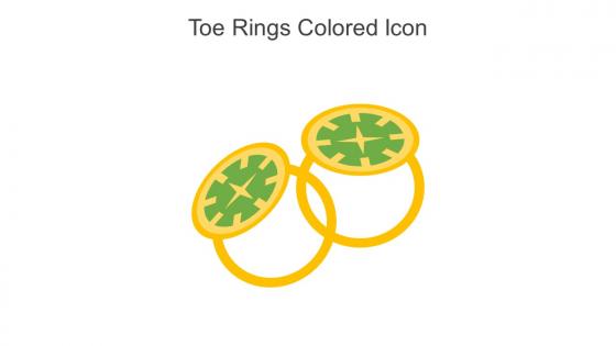 Toe Rings Colored Icon In Powerpoint Pptx Png And Editable Eps Format