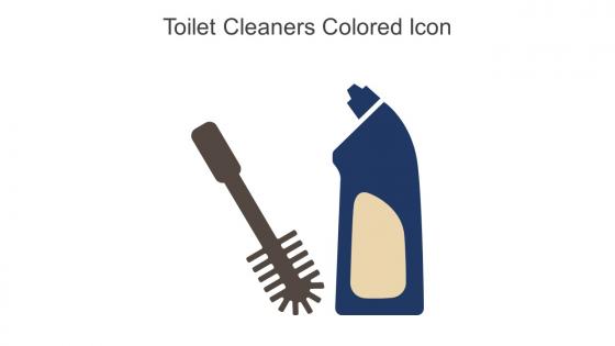 Toilet Cleaners Colored Icon In Powerpoint Pptx Png And Editable Eps Format