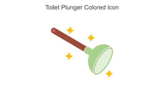 Toilet Plunger Colored Icon In Powerpoint Pptx Png And Editable Eps Format