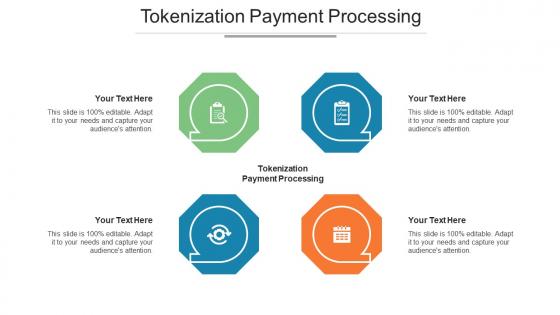 Tokenization Payment Processing Ppt Powerpoint Presentation Professional Cpb