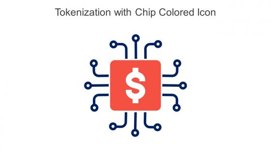 Tokenization With Chip Colored Icon In Powerpoint Pptx Png And Editable Eps Format