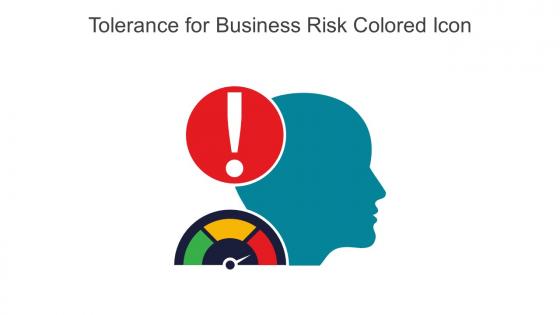 Tolerance For Business Risk Colored Icon In Powerpoint Pptx Png And Editable Eps Format