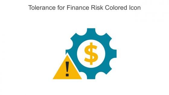 Tolerance For Finance Risk Colored Icon In Powerpoint Pptx Png And Editable Eps Format