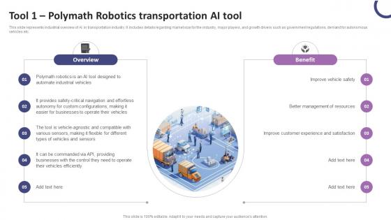 Tool 1 Polymath Robotics Transportation AI Tool List Of AI Tools To Accelerate Business AI SS V
