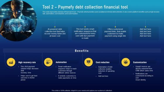 Tool 2 Paymefy Debt Collection Financial Tool Must Have Ai Tools To Accelerate Your Business Success AI SS V