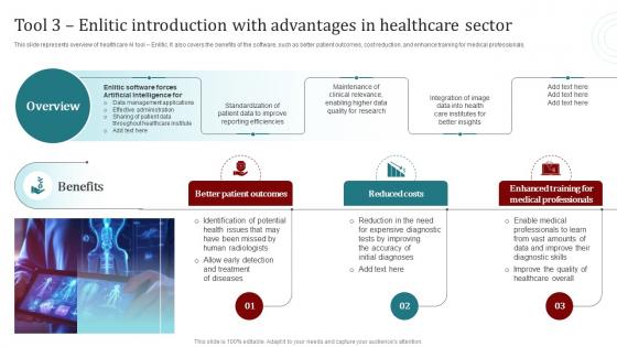 Tool 3 Enlitic Introduction With Advantages In Healthcare Popular Artificial Intelligence AI SS V