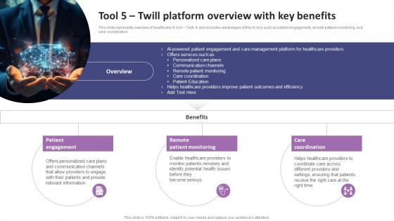 Tool 5 Twill Platform Overview With Key Benefits List Of AI Tools To Accelerate Business AI SS V