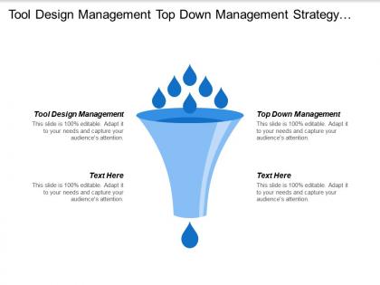 Tool design management top down management strategy development