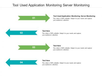 Tool used application monitoring server monitoring ppt powerpoint templates cpb