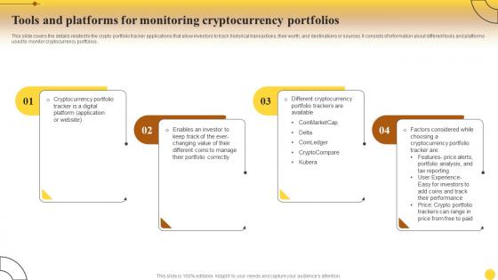 Tools And Platforms Portfolios Comprehensive Guide For Mastering Cryptocurrency Investments Fin SS