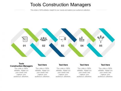 Tools construction managers ppt powerpoint presentation slides outfit cpb
