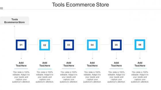 Tools Ecommerce Store Ppt Powerpoint Presentation Gallery Design Ideas Cpb
