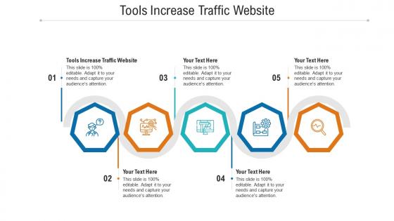Tools increase traffic website ppt powerpoint presentation ideas deck cpb