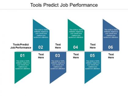 Tools predict job performance ppt powerpoint presentation outline maker cpb