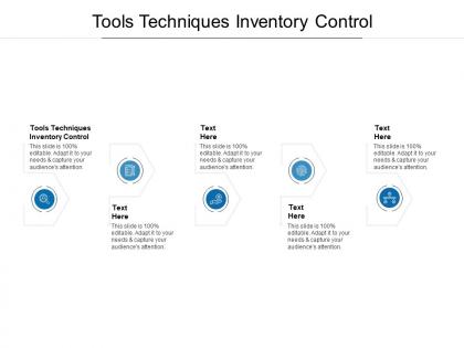 Tools techniques inventory control ppt powerpoint presentation summary mockup cpb