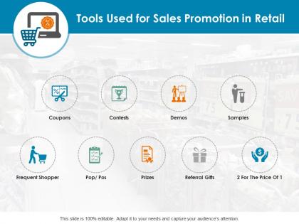 Tools used for sales promotion in retail frequent shopper ppt powerpoint slides