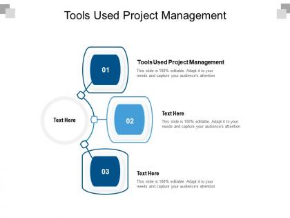 Tools used project management ppt powerpoint presentation summary example cpb