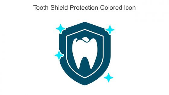 Tooth Shield Protection Colored Icon In Powerpoint Pptx Png And Editable Eps Format