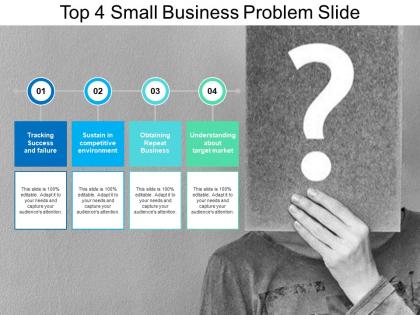 Top 4 small business problem slide
