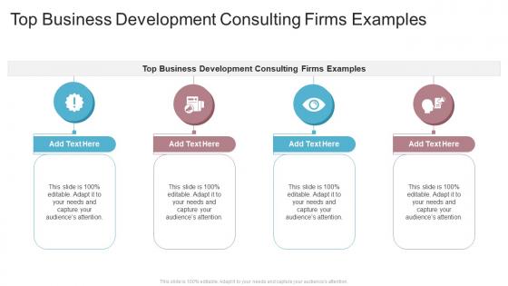 Top Business Development Consulting Firms Examples In Powerpoint And Google Slides Cpb