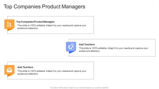 Top Companies Product Managers In Powerpoint And Google Slides Cpb