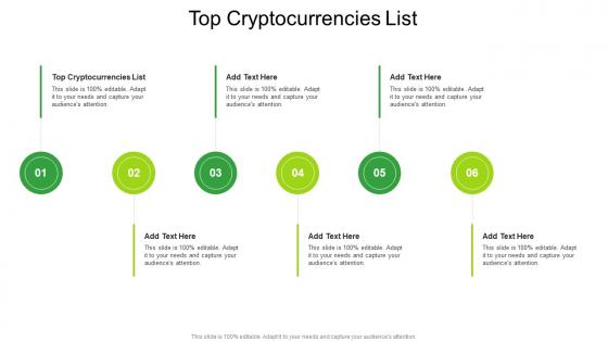 Top Cryptocurrencies List In Powerpoint And Google Slides Cpb