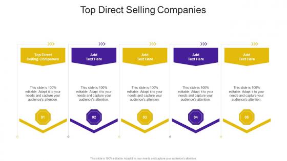 Top Direct Selling Companies In Powerpoint And Google Slides Cpb