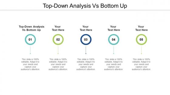Top down analysis vs bottom up ppt powerpoint presentation icon visual aids cpb