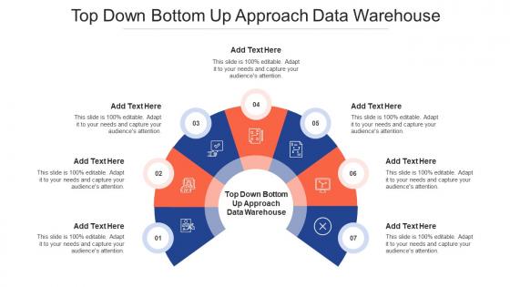 Top Down Bottom Up Approach Data Warehouse Ppt Powerpoint Template Cpb