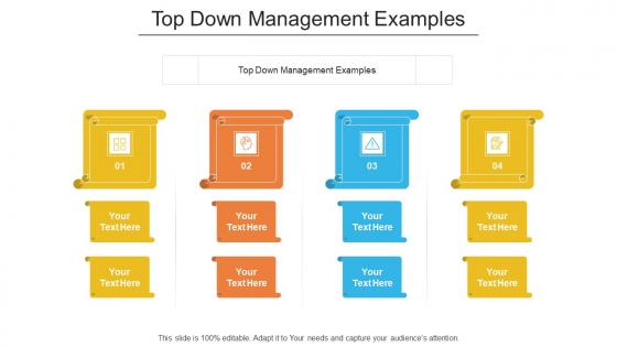 Top down management examples ppt powerpoint presentation slides background cpb