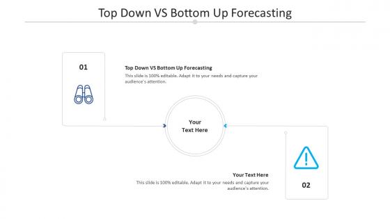 Top down vs bottom up forecasting ppt powerpoint presentation infographics brochure cpb