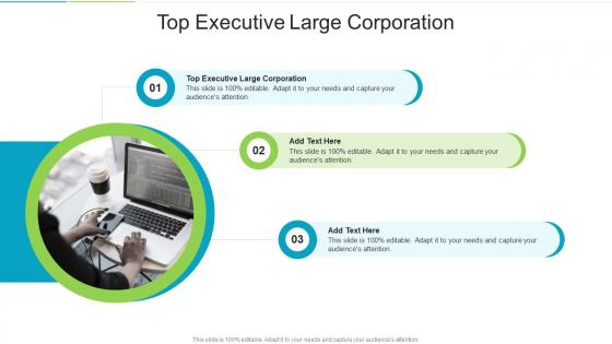 Top Executive Large Corporation In Powerpoint And Google Slides Cpb