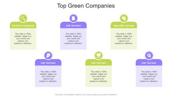 Top Green Companies In Powerpoint And Google Slides Cpb