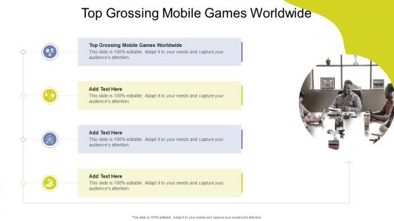 Top Grossing Mobile Games Worldwide In Powerpoint And Google Slides Cpb