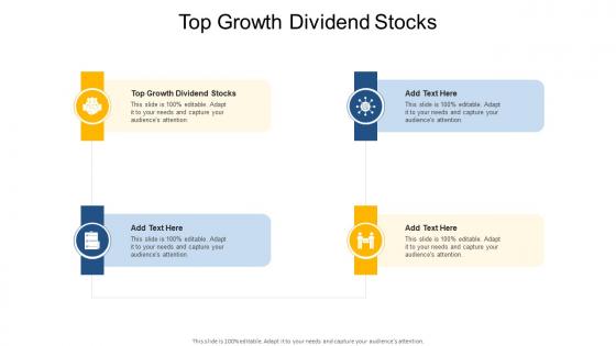 Top Growth Dividend Stocks In Powerpoint And Google Slides Cpb