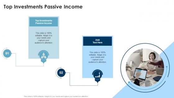 Top Investments Passive Income In Powerpoint And Google Slides Cpb