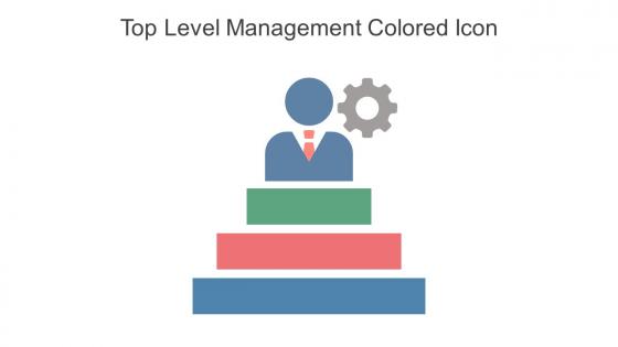 Top Level Management Colored Icon In Powerpoint Pptx Png And Editable Eps Format