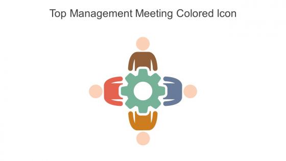 Top Management Meeting Colored Icon In Powerpoint Pptx Png And Editable Eps Format